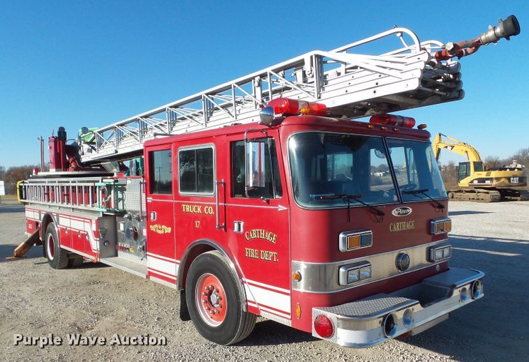 image for item EM9871 1973 Pierce SR-24768 ladder fire truck