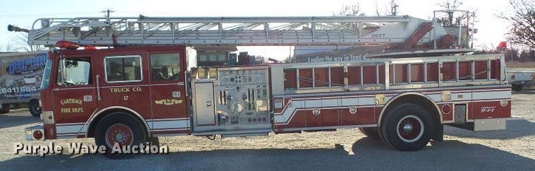image for item EM9871 1973 Pierce SR-24768 ladder fire truck