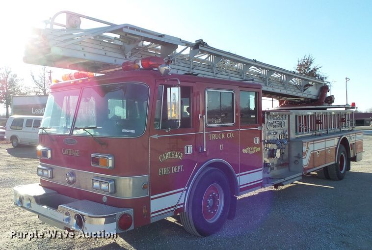 image for item EM9871 1973 Pierce SR-24768 ladder fire truck
