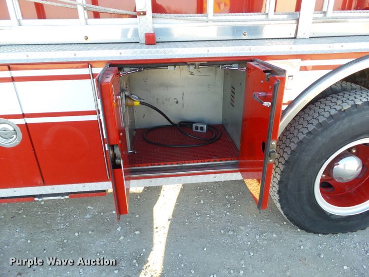 image for item EM9871 1973 Pierce SR-24768 ladder fire truck