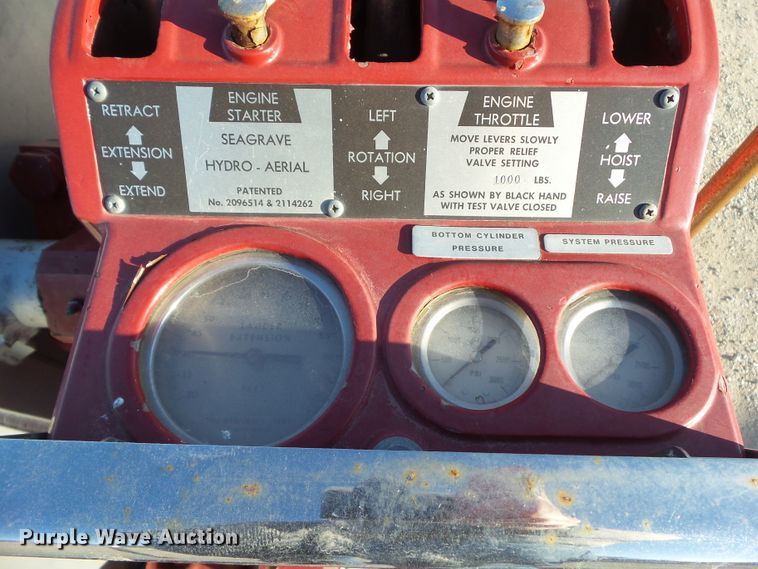 image for item EM9871 1973 Pierce SR-24768 ladder fire truck