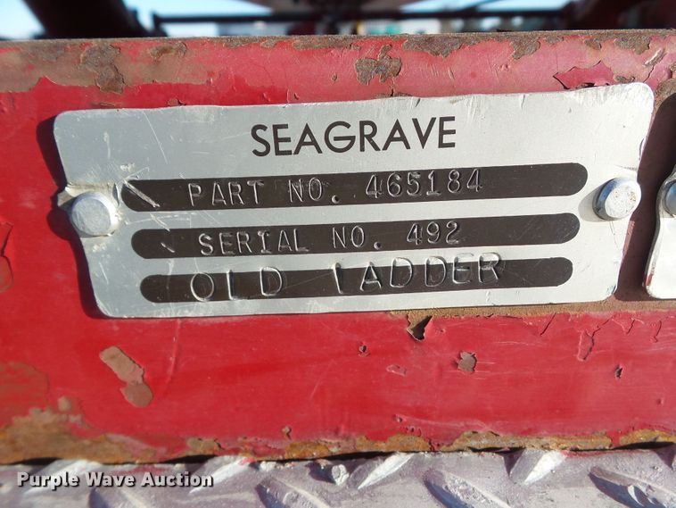 image for item EM9871 1973 Pierce SR-24768 ladder fire truck