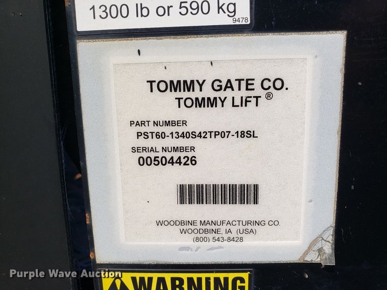 image for item EZ9010 Tommy Gate end gate lift