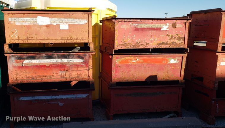 image for item EZ9011 (10) steel pallet containers