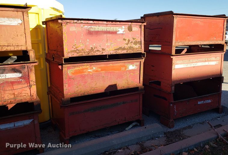 image for item EZ9011 (10) steel pallet containers