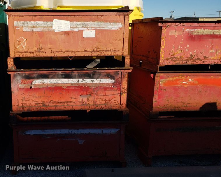 image for item EZ9011 (10) steel pallet containers