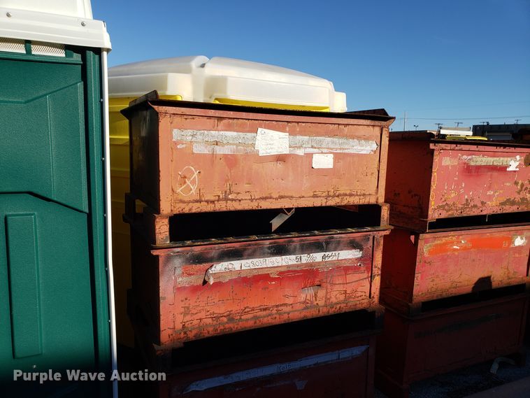 image for item EZ9011 (10) steel pallet containers