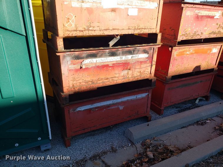 image for item EZ9011 (10) steel pallet containers