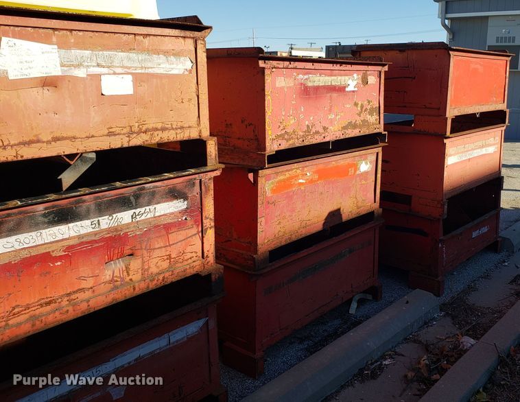 image for item EZ9011 (10) steel pallet containers