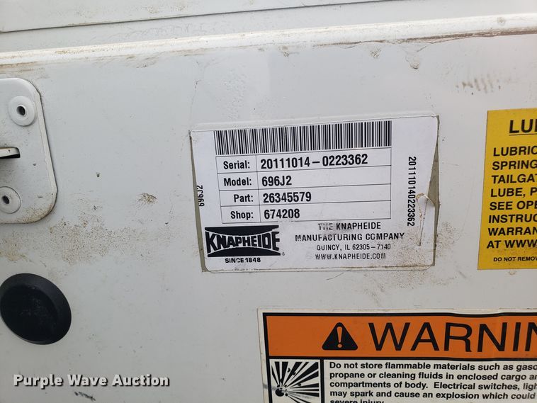 image for item EZ9034 2012 GMC Sierra 2500HD Ext. Cab utility bed pickup truck