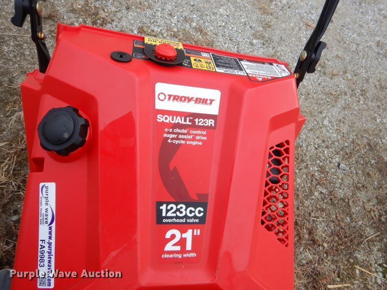image for item FA9983 Troy-Bilt SQUALL 123R snow blower