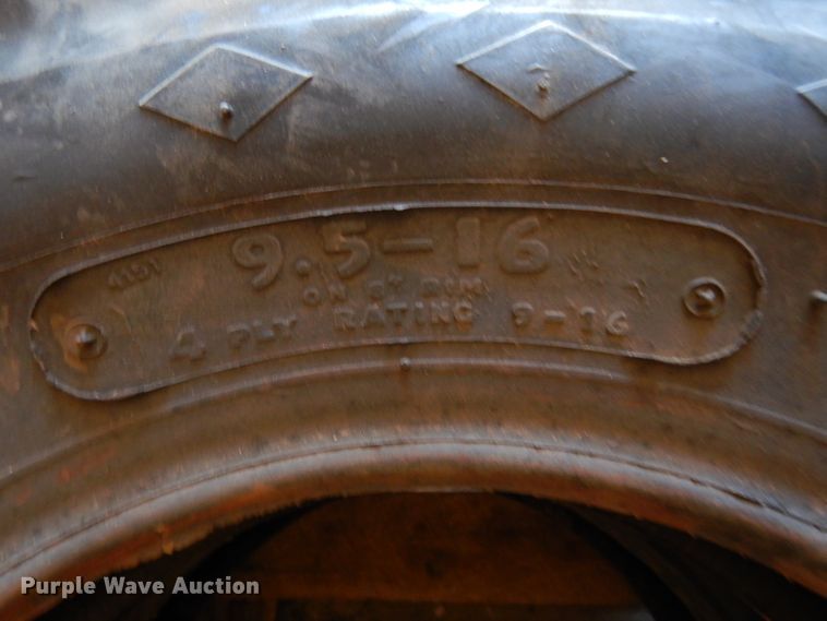 image for item FD9587 (2) Goodyear 9.5-16 tires