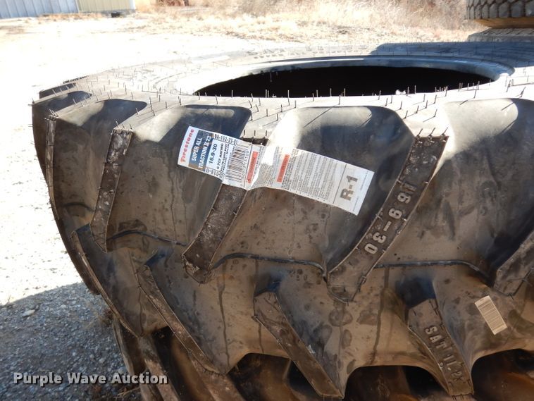 image for item FD9597 (2) Firestone 16.9-30 tires