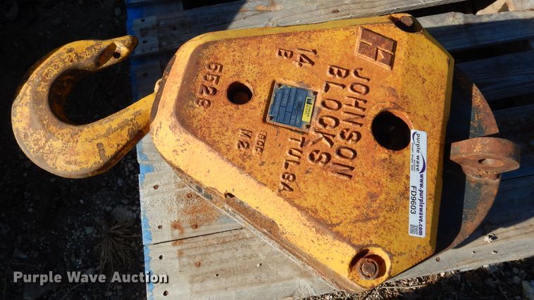 image for item FD9603 Johnson 25014RTB crane block