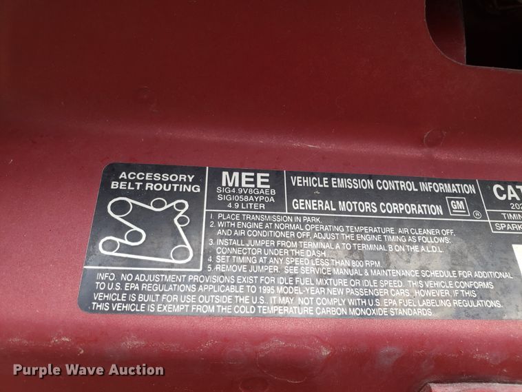 image for item FW9588 1995 Cadillac DeVille