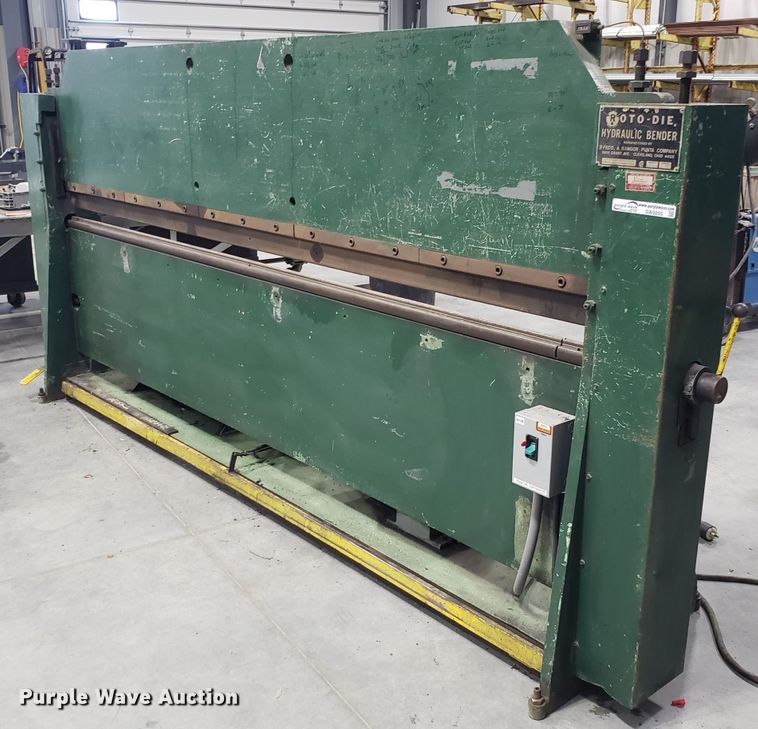 image for item GA9295 Roto-Die 10 hydraulic press brake