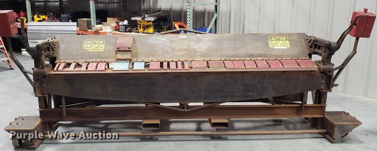 image for item GA9303 Whitney-Jensen sheet metal finger brake bender