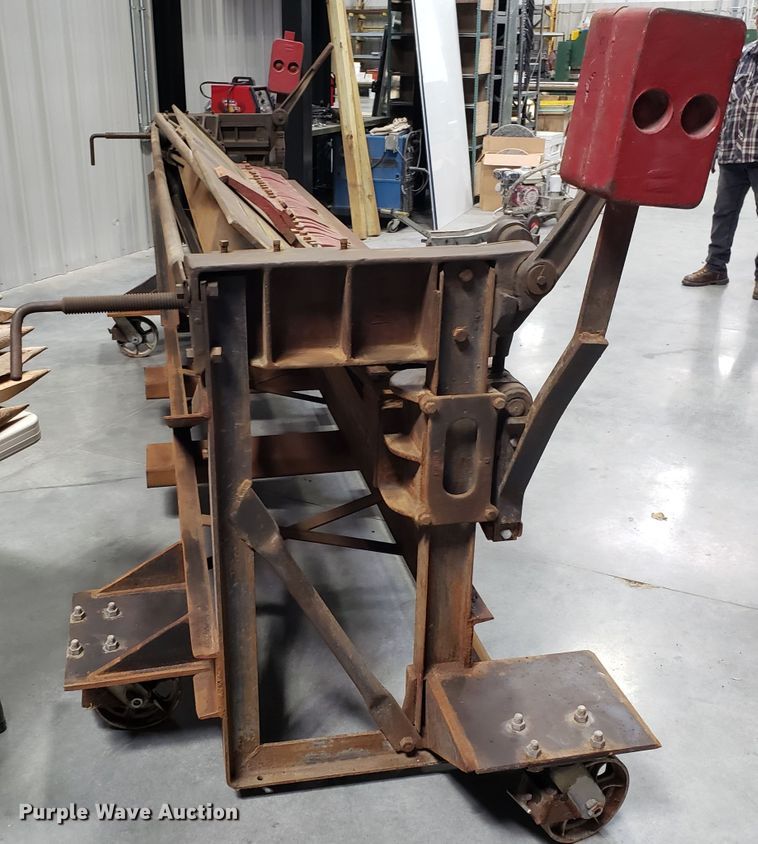 image for item GA9303 Whitney-Jensen sheet metal finger brake bender