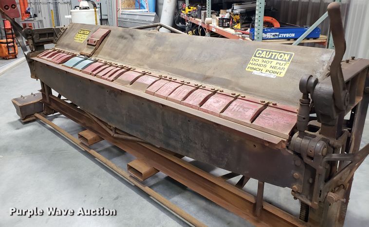 image for item GA9303 Whitney-Jensen sheet metal finger brake bender