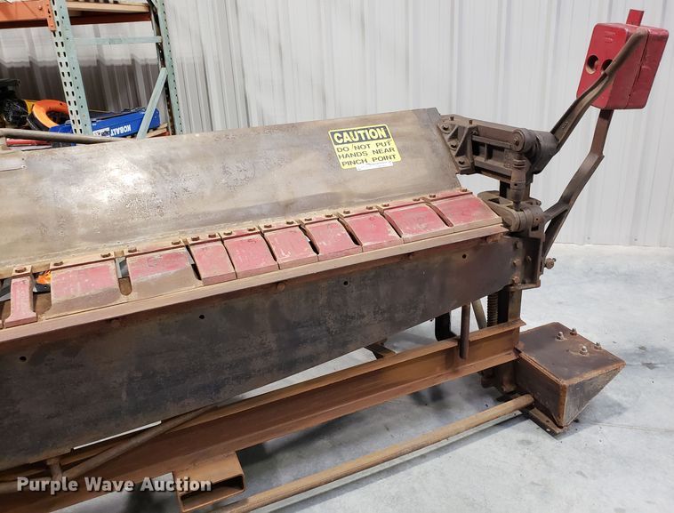 image for item GA9303 Whitney-Jensen sheet metal finger brake bender