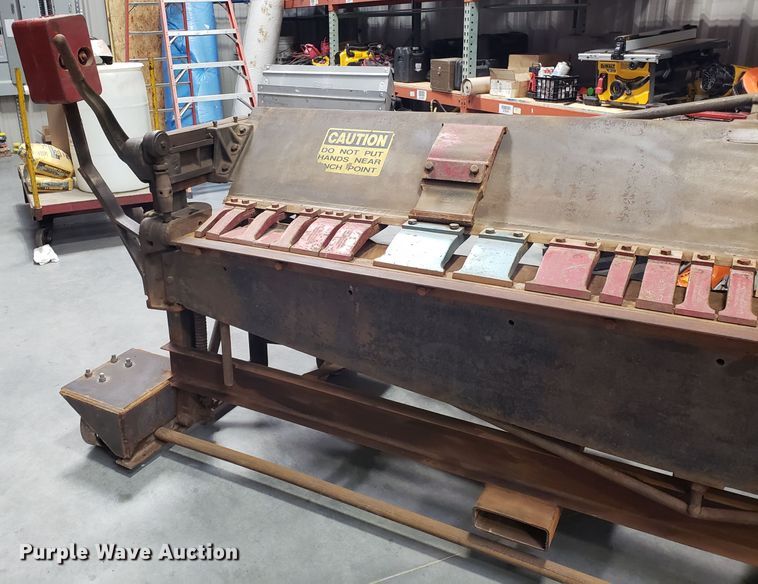 image for item GA9303 Whitney-Jensen sheet metal finger brake bender