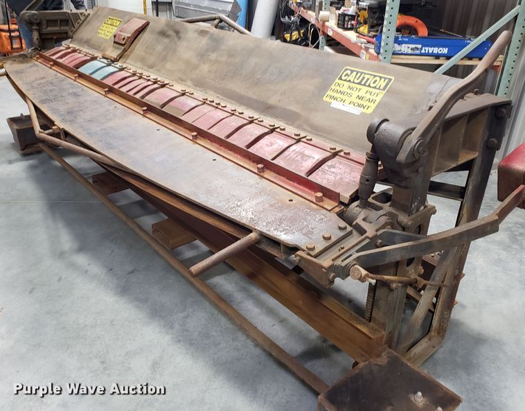 image for item GA9303 Whitney-Jensen sheet metal finger brake bender