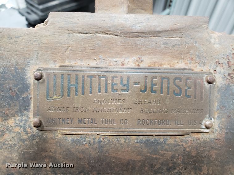 image for item GA9303 Whitney-Jensen sheet metal finger brake bender