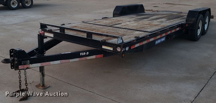 image for item GA9315 2014 Novae Sure Trac tilt deck equipment trailer