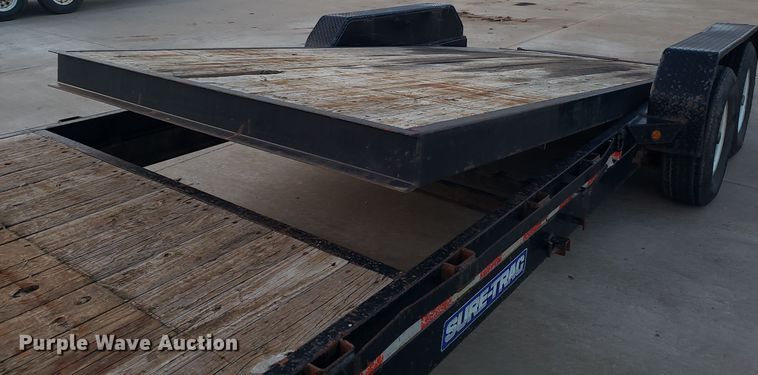 image for item GA9315 2014 Novae Sure Trac tilt deck equipment trailer