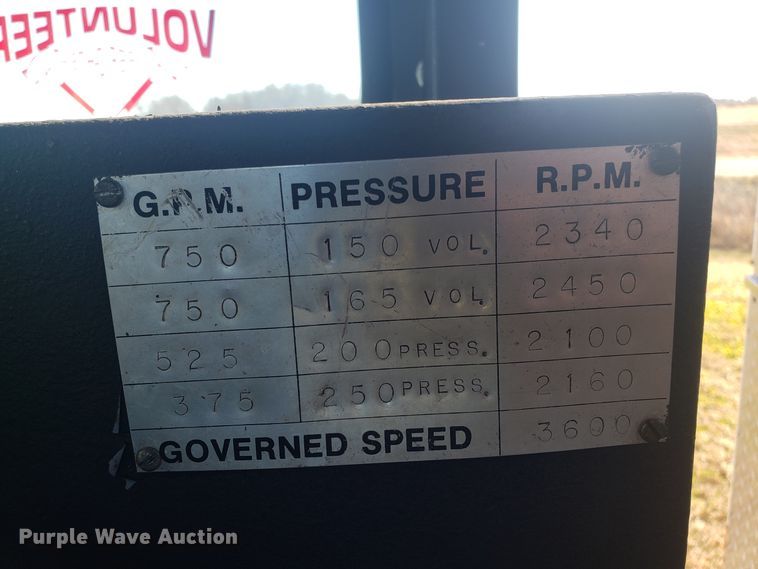 image for item GA9318 1979 Ford F800 fire truck