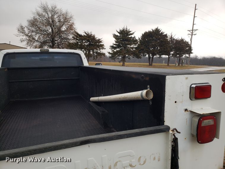 image for item GA9320 1992 Ford F350 utility bed pickup truck