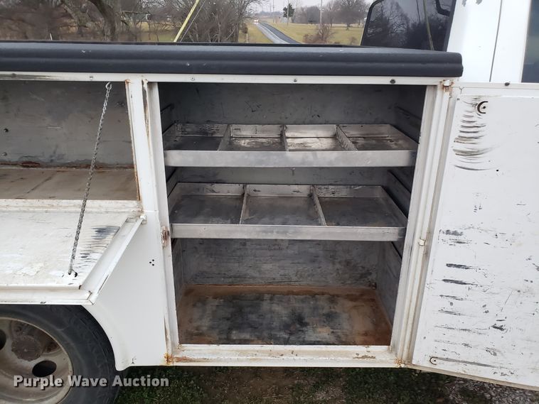 image for item GA9320 1992 Ford F350 utility bed pickup truck