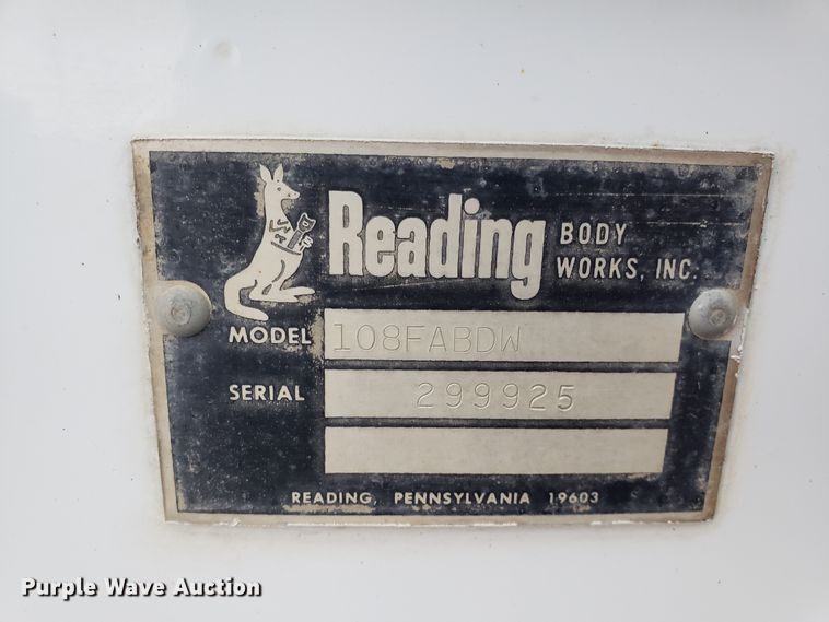 image for item GA9320 1992 Ford F350 utility bed pickup truck