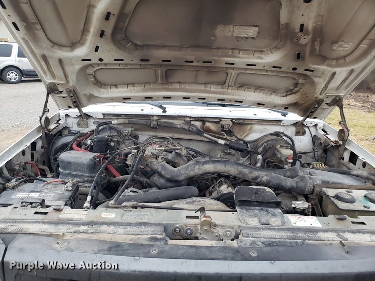 image for item GA9320 1992 Ford F350 utility bed pickup truck