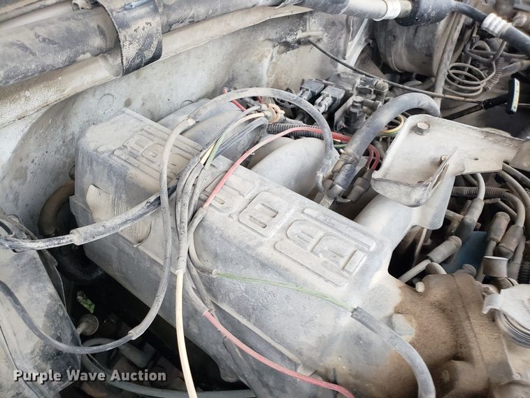 image for item GA9320 1992 Ford F350 utility bed pickup truck