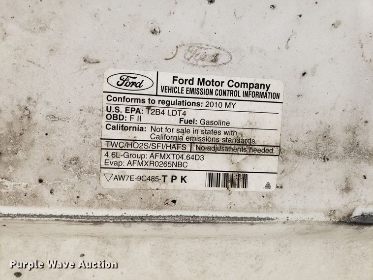 image for item GA9347 2010 Ford F150 pickup truck