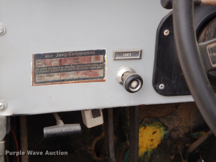 image for item GB9520 1976 Jeep CJ5 SUV