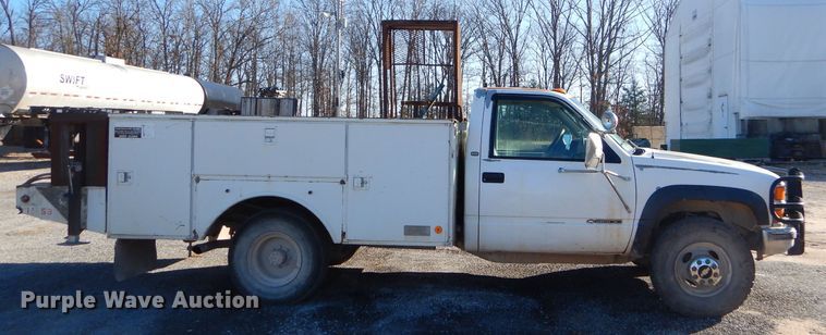 image for item GB9558 1998 Chevrolet K3500 utility bed pickup truck