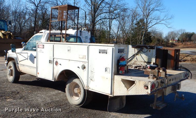 image for item GB9558 1998 Chevrolet K3500 utility bed pickup truck