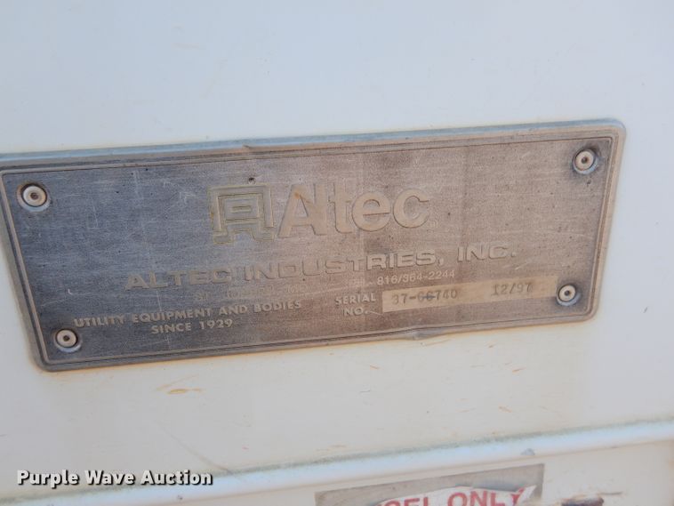 image for item GB9558 1998 Chevrolet K3500 utility bed pickup truck