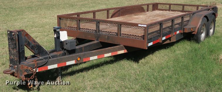 image for item GD9754 2009 shop built utility trailer
