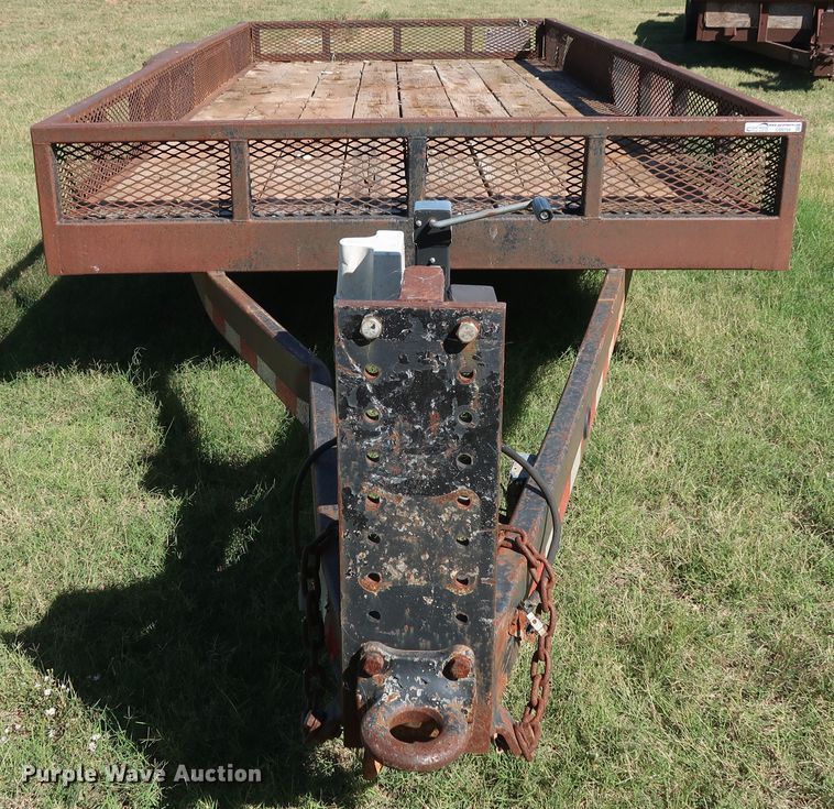 image for item GD9754 2009 shop built utility trailer