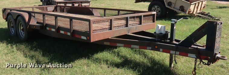 image for item GD9754 2009 shop built utility trailer