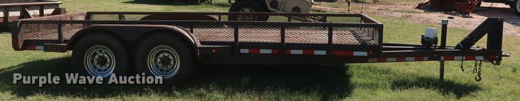 image for item GD9754 2009 shop built utility trailer