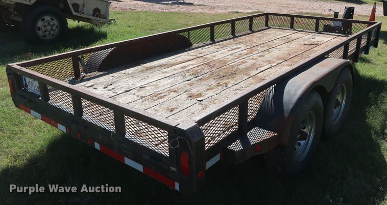 image for item GD9754 2009 shop built utility trailer
