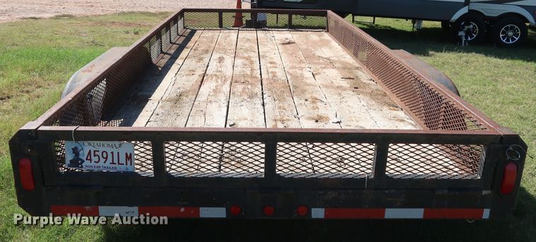 image for item GD9754 2009 shop built utility trailer