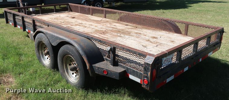 image for item GD9754 2009 shop built utility trailer