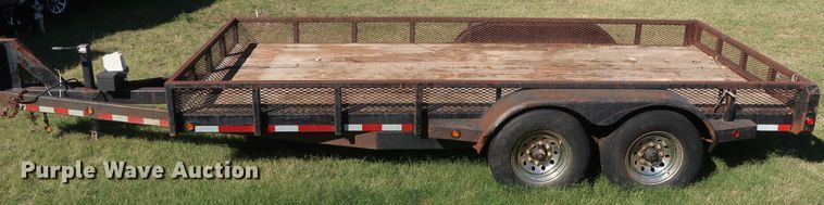 image for item GD9754 2009 shop built utility trailer