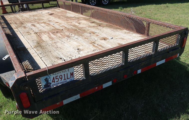 image for item GD9754 2009 shop built utility trailer