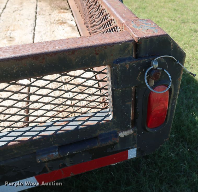 image for item GD9754 2009 shop built utility trailer